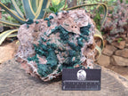 Natural XL Museum Ball Malachite Specimen with Drusy Quartz on Dolomite Matrix x 1 From Mindingi Mine, Kambove, Congo - Toprock Gemstones and Minerals 