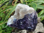 Polished One Side Lithium Silver Leaf Lepidolite Specimens x 6 From Zimbabwe - Toprock Gemstones and Minerals 
