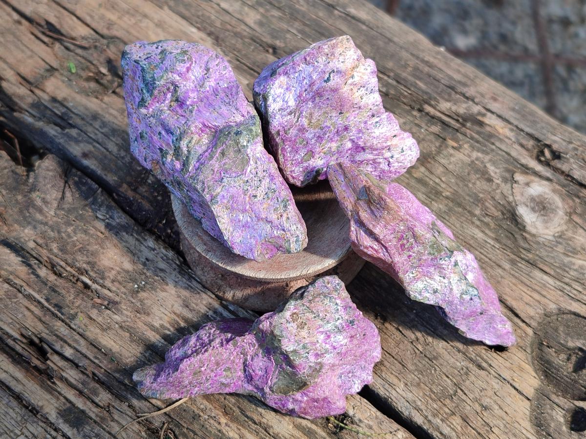 Natural Cobbed Stichtite Specimens x 35 From Barberton, South Africa - Toprock Gemstones and Minerals 