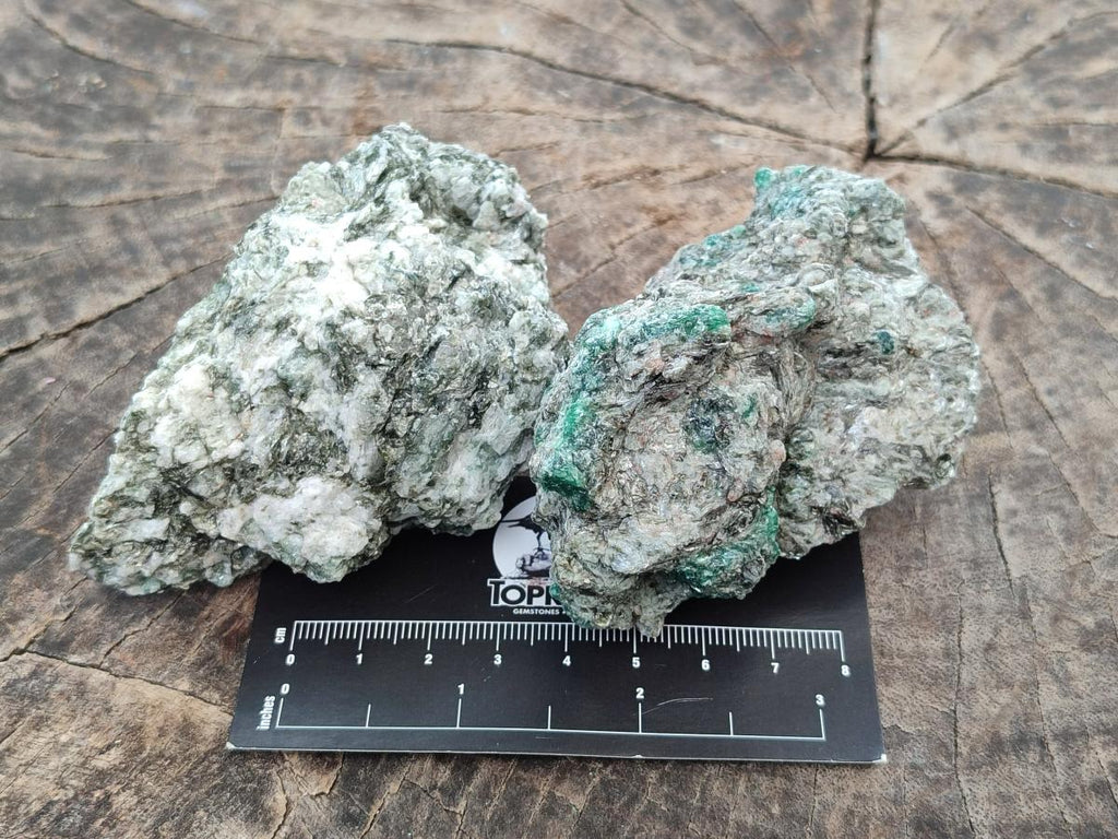 Natural Emerald Mica 'Mutokolite' Cobbed Specimens x 12 From Mutoko, Zimbabwe - Toprock Gemstones and Minerals 