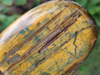 Polished Golden Nellite Tigers Eye Standing Display Pieces x 3 From Prieska, South Africa - Toprock Gemstones and Minerals 