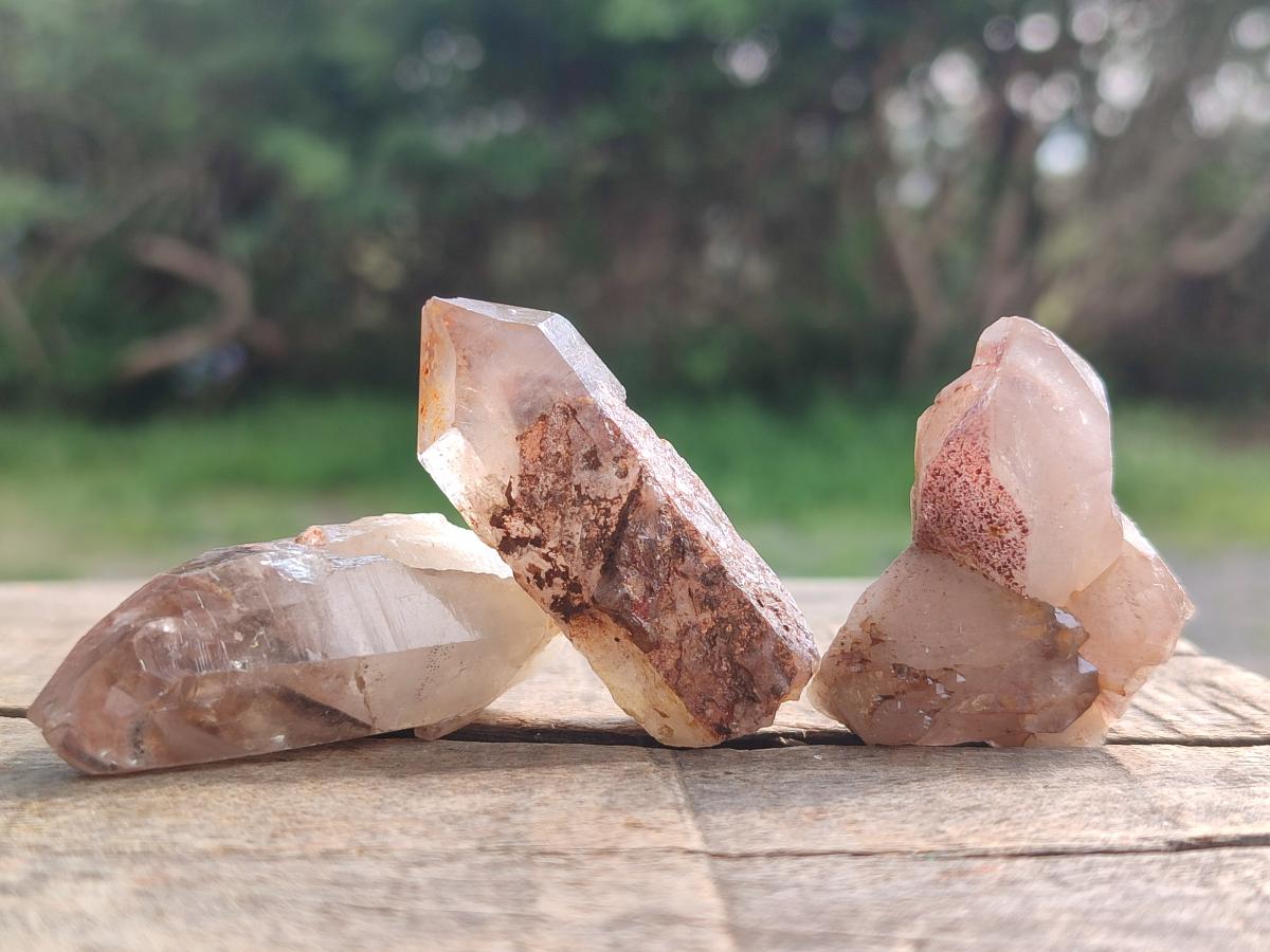 Natural Red Hematoid Quartz Crystals x 70 From Karoi, Zimbabwe - Toprock Gemstones and Minerals 