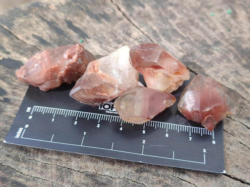 Natural Red Hematoid Quartz Crystals x 70 From Karoi, Zimbabwe - Toprock Gemstones and Minerals 