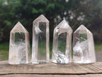 Polished Clear Quartz Crystals x 12 From Madagascar - Toprock Gemstones and Minerals 