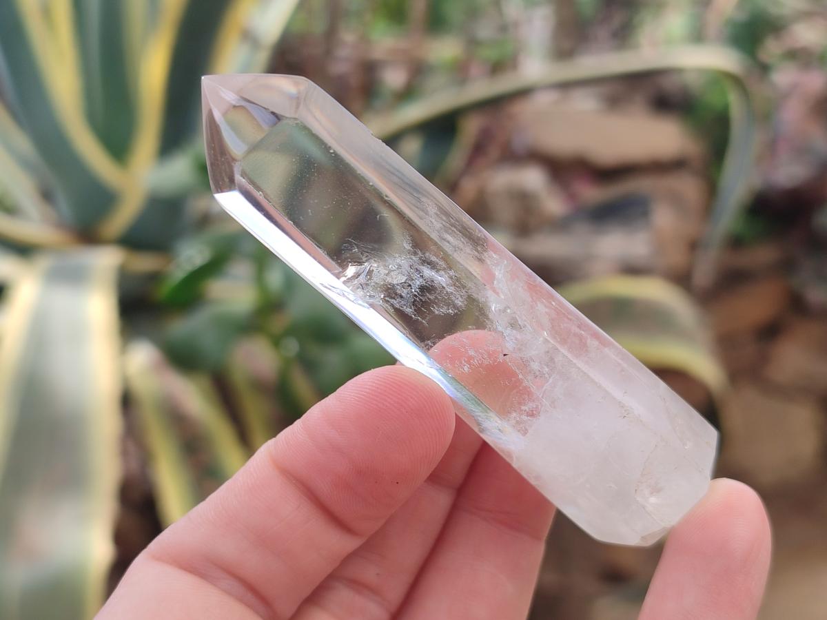 Polished Clear Quartz Crystals x 12 From Madagascar - Toprock Gemstones and Minerals 