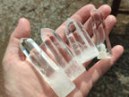 Polished Clear Quartz Crystals x 12 From Madagascar - Toprock Gemstones and Minerals 