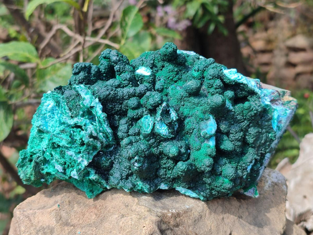 Natural Large Rare Malachite Pseudomorph Specimen with Associated Minerals x 1 From Kolwezi, Congo - Toprock Gemstones and Minerals 