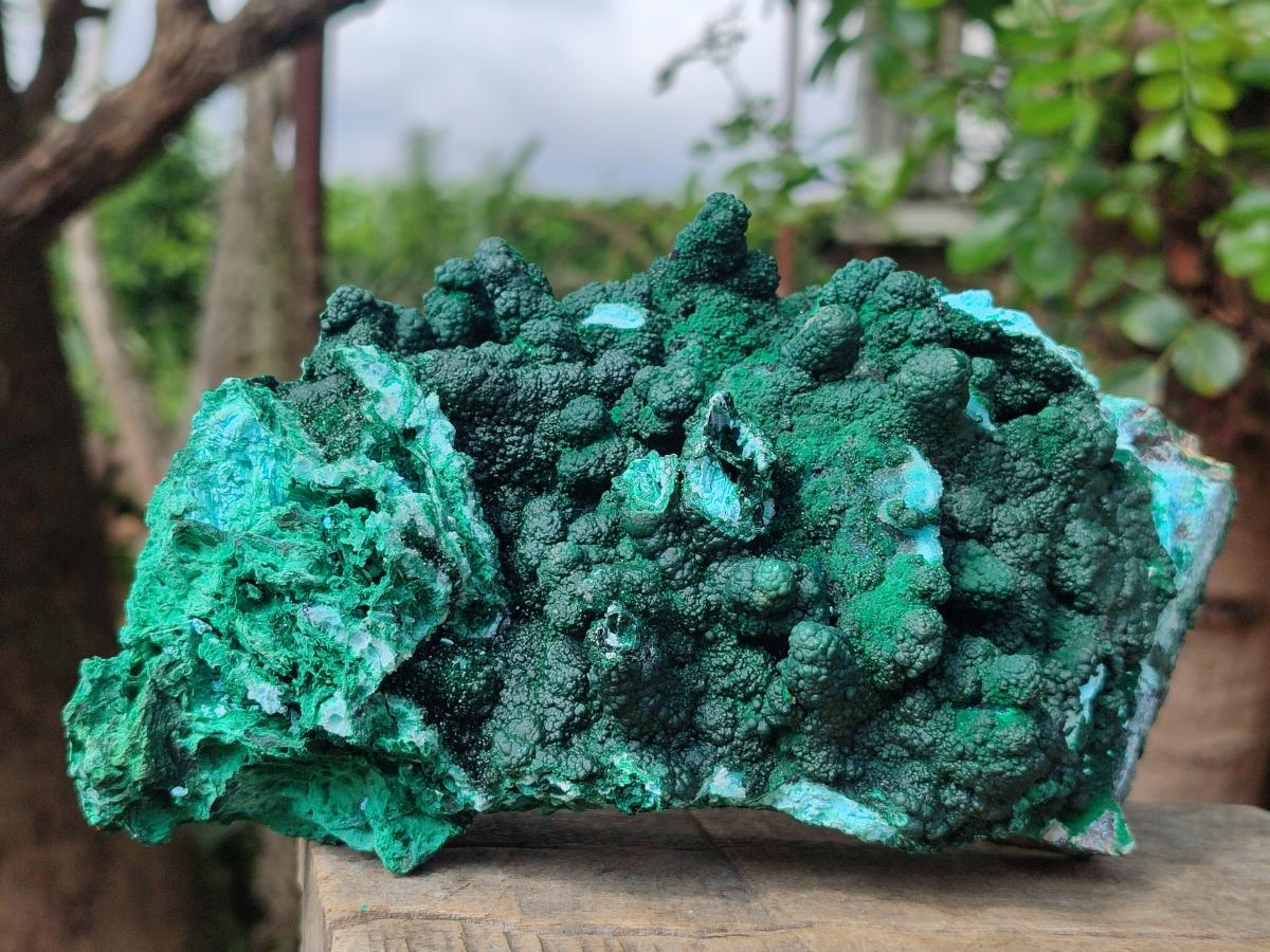 Natural Large Rare Malachite Pseudomorph Specimen with Associated Minerals x 1 From Kolwezi, Congo - Toprock Gemstones and Minerals 