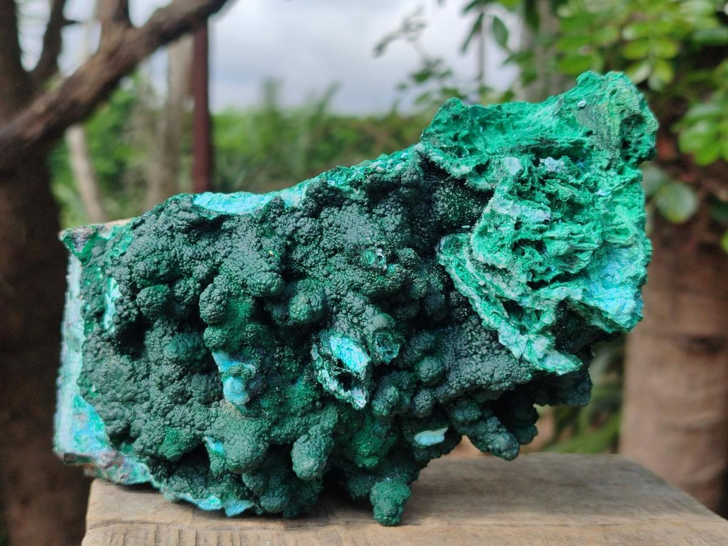 Natural Large Rare Malachite Pseudomorph Specimen with Associated Minerals x 1 From Kolwezi, Congo - Toprock Gemstones and Minerals 
