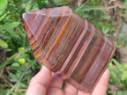 Polished Banded Tiger Iron Display Crystals x 2 From South Africa - Toprock Gemstones and Minerals 