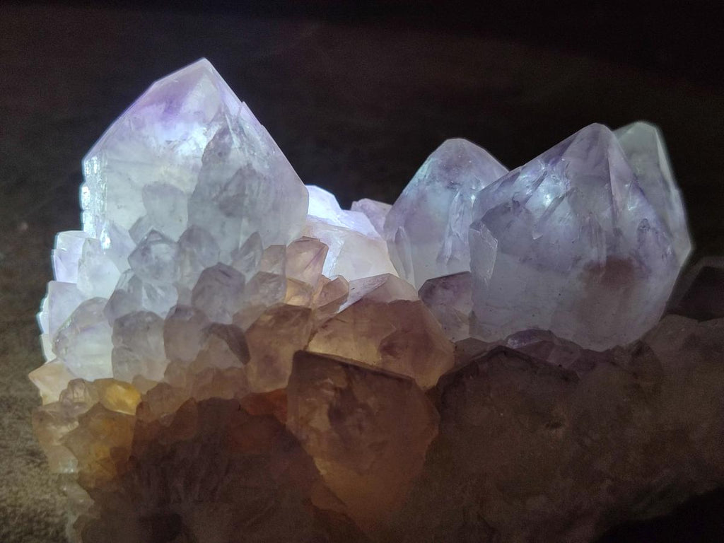 Natural Spirit Amethyst Clusters x 4 From Boekenhouthoek, South Africa - Toprock Gemstones and Minerals 