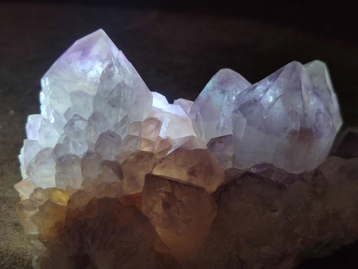 Natural Spirit Amethyst Clusters x 4 From Boekenhouthoek, South Africa - Toprock Gemstones and Minerals 