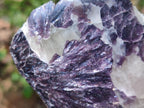 Polished One Side Lithium Silver Leaf Lepidolite Specimens x 6 From Zimbabwe - Toprock Gemstones and Minerals 