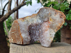 Natural Zululand Amethyst Agate Specimens x 3 From Jozini, South Africa - Toprock Gemstones and Minerals 