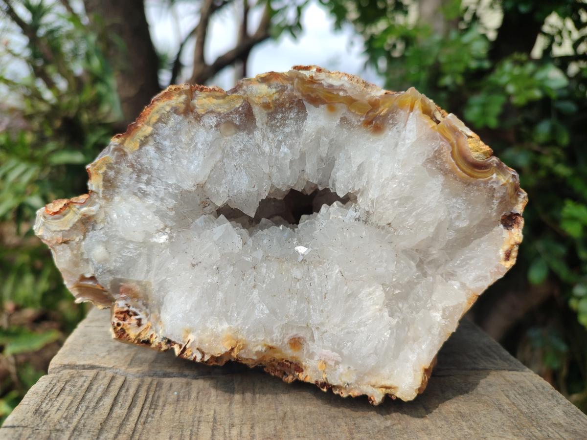Natural Zululand Amethyst Agate Specimens x 3 From Jozini, South Africa - Toprock Gemstones and Minerals 