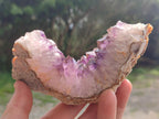 Natural Zululand Amethyst Agate Specimens x 3 From Jozini, South Africa - Toprock Gemstones and Minerals 