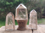 Polished Smokey Quartz Crystals x 12 From Madagascar - Toprock Gemstones and Minerals 
