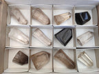 Polished Smokey Quartz Crystals x 12 From Madagascar - Toprock Gemstones and Minerals 