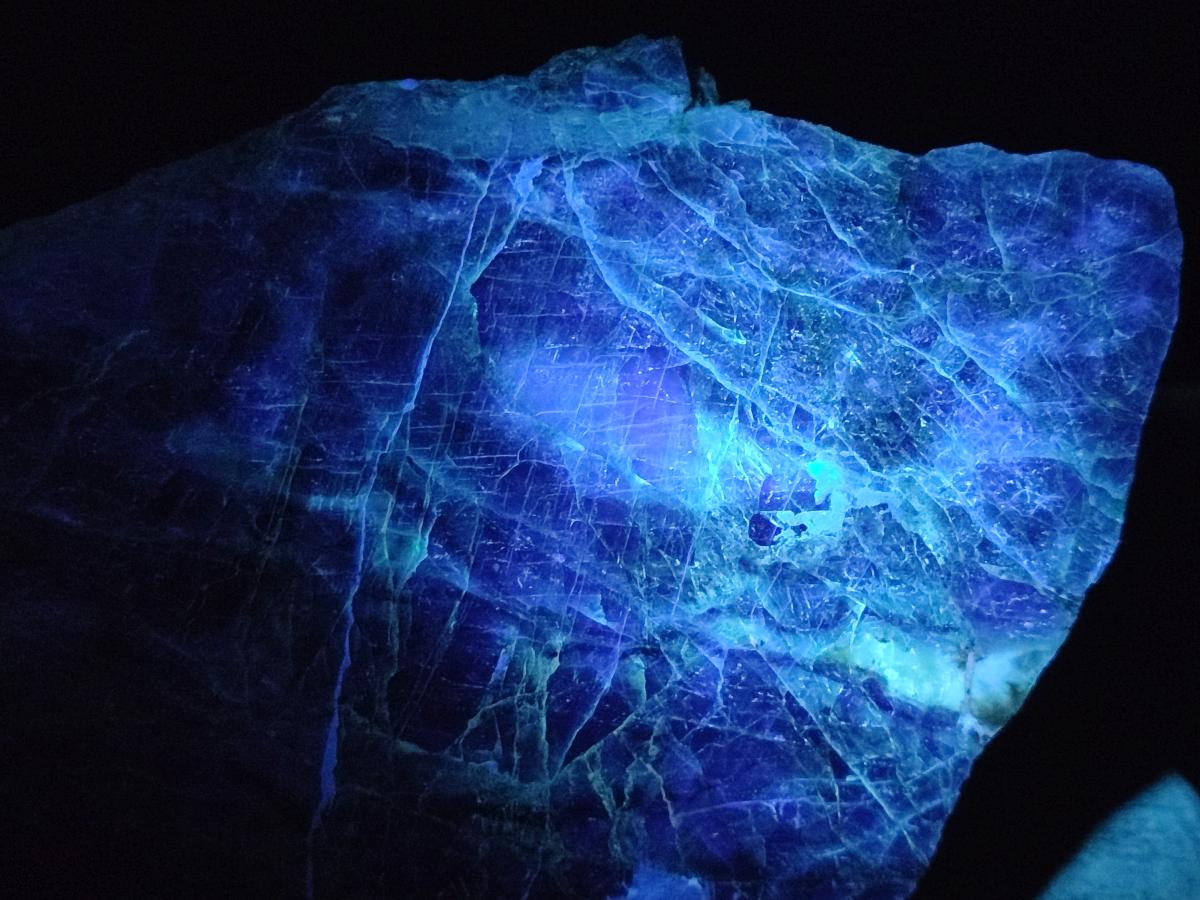 Polished XL Watermelon Fluorite Slice with Natural Edging x 1 From Uis, Namibia - Toprock Gemstones and Minerals 