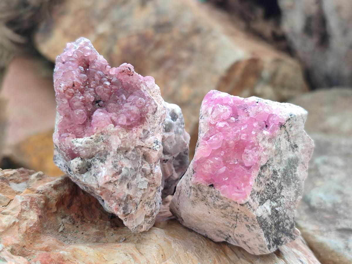 Natural Small Spherocobaltite Specimens x 35 From Mashamba West Mine, Congo - Toprock Gemstones and Minerals 