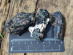 Natural Striated Schorl Black Tourmaline Crystals x 36 From Zimbabwe - Toprock Gemstones and Minerals 
