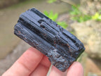 Natural Striated Schorl Black Tourmaline Crystals x 36 From Zimbabwe - Toprock Gemstones and Minerals 