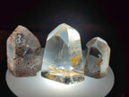 Polished Clear and Smokey Quartz Crystals x 35 From Madagascar - Toprock Gemstones and Minerals 