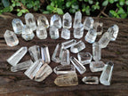 Polished Clear and Smokey Quartz Crystals x 35 From Madagascar - Toprock Gemstones and Minerals 