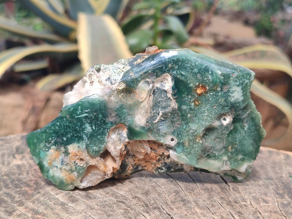 Polished One Side Mtorolite Chrysoprase Slices x 6 From Mutorashanga, Zimbabwe - Toprock Gemstones and Minerals 