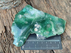 Polished One Side Mtorolite Chrysoprase Slices x 6 From Mutorashanga, Zimbabwe - Toprock Gemstones and Minerals 