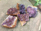 Natural Dark Purple Amethyst Clusters x 35 From Boekenhouthoek, South Africa - Toprock Gemstones and Minerals 