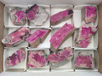 Natural Salrose Cobaltoan Dolomite Specimens x 12 From Kakanda, Congo - Toprock Gemstones and Minerals 