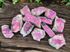 Natural Salrose Cobaltoan Dolomite Specimens x 12 From Kakanda, Congo - Toprock Gemstones and Minerals 