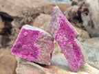 Natural Salrose Cobaltoan Dolomite Specimens x 12 From Kakanda, Congo - Toprock Gemstones and Minerals 