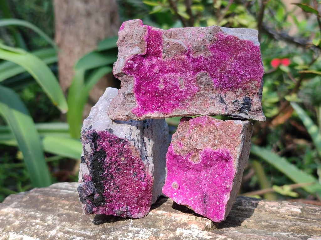 Natural Salrose Cobaltoan Dolomite Specimens x 12 From Kakanda, Congo - Toprock Gemstones and Minerals 