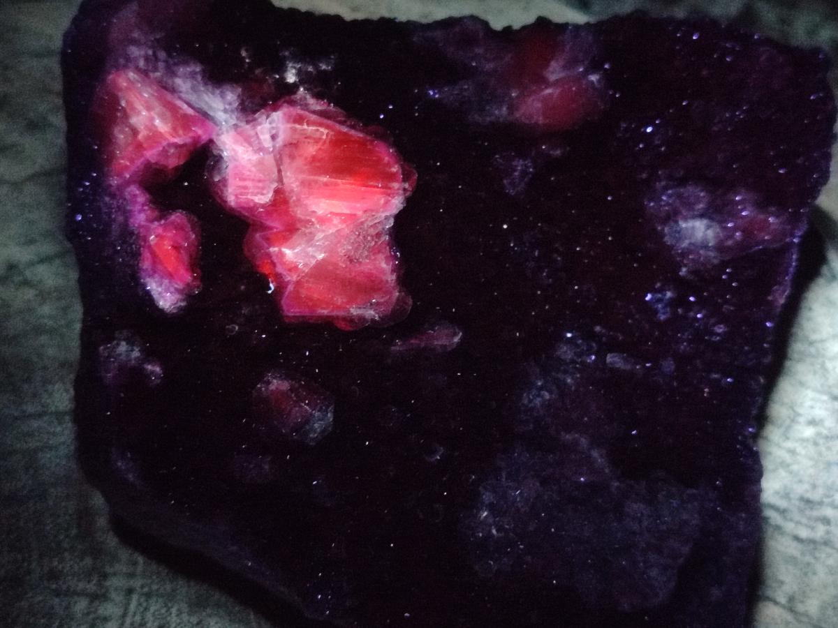 Natural Large Cabinet Size Raspberry Spherocobaltite Specimen x 1 From Musonoi Mine, Congo