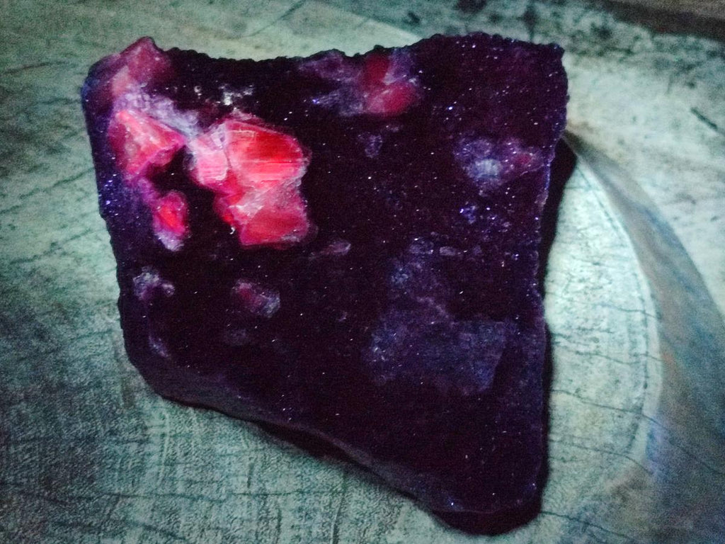 Natural Large Cabinet Size Raspberry Spherocobaltite Specimen x 1 From Musonoi Mine, Congo