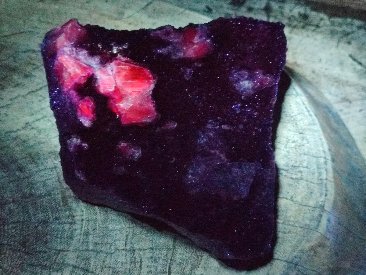 Natural Large Cabinet Size Raspberry Spherocobaltite Specimen x 1 From Musonoi Mine, Congo