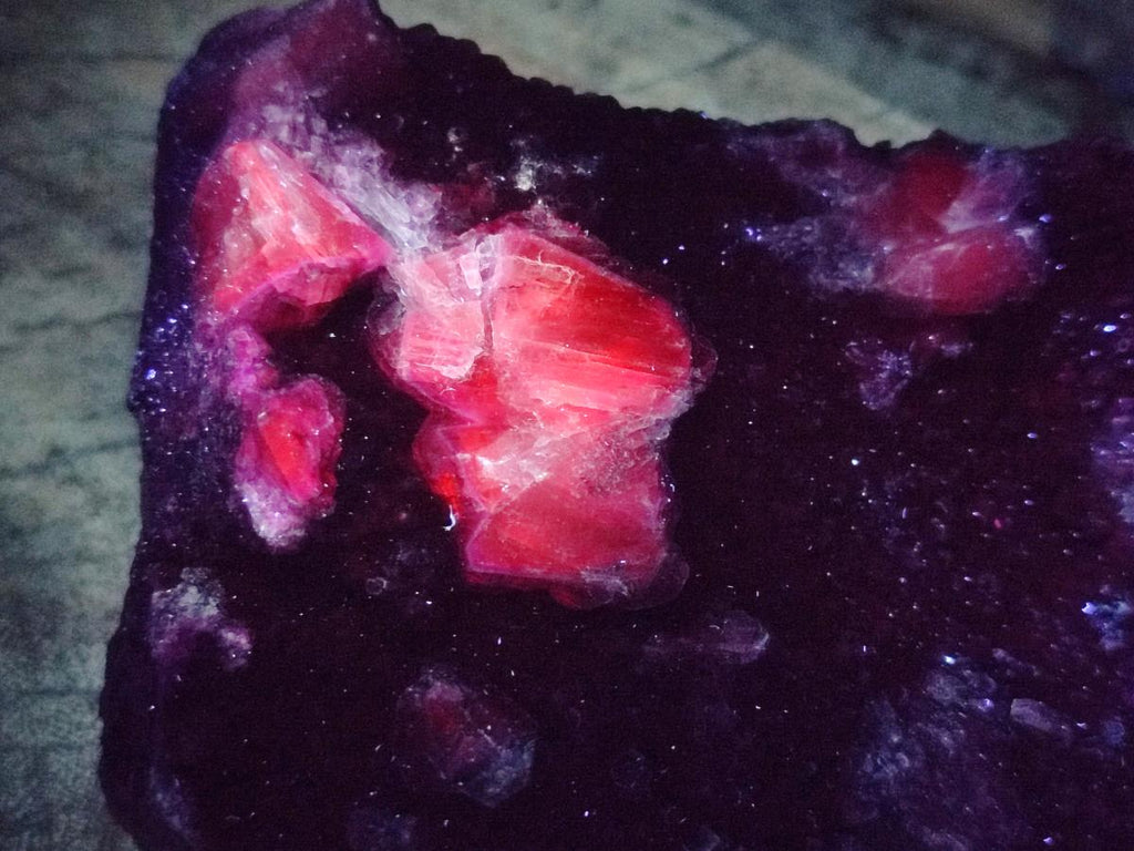 Natural Large Cabinet Size Raspberry Spherocobaltite Specimen x 1 From Musonoi Mine, Congo