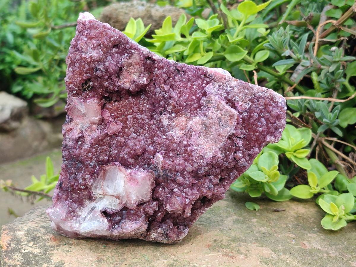 Natural Large Cabinet Size Raspberry Spherocobaltite Specimen x 1 From Musonoi Mine, Congo - Toprock Gemstones and Minerals 