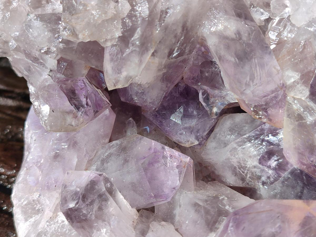 Natural XL Jacaranda Amethyst Cluster x 1 From Mumbwa, Zambia - Toprock Gemstones and Minerals 