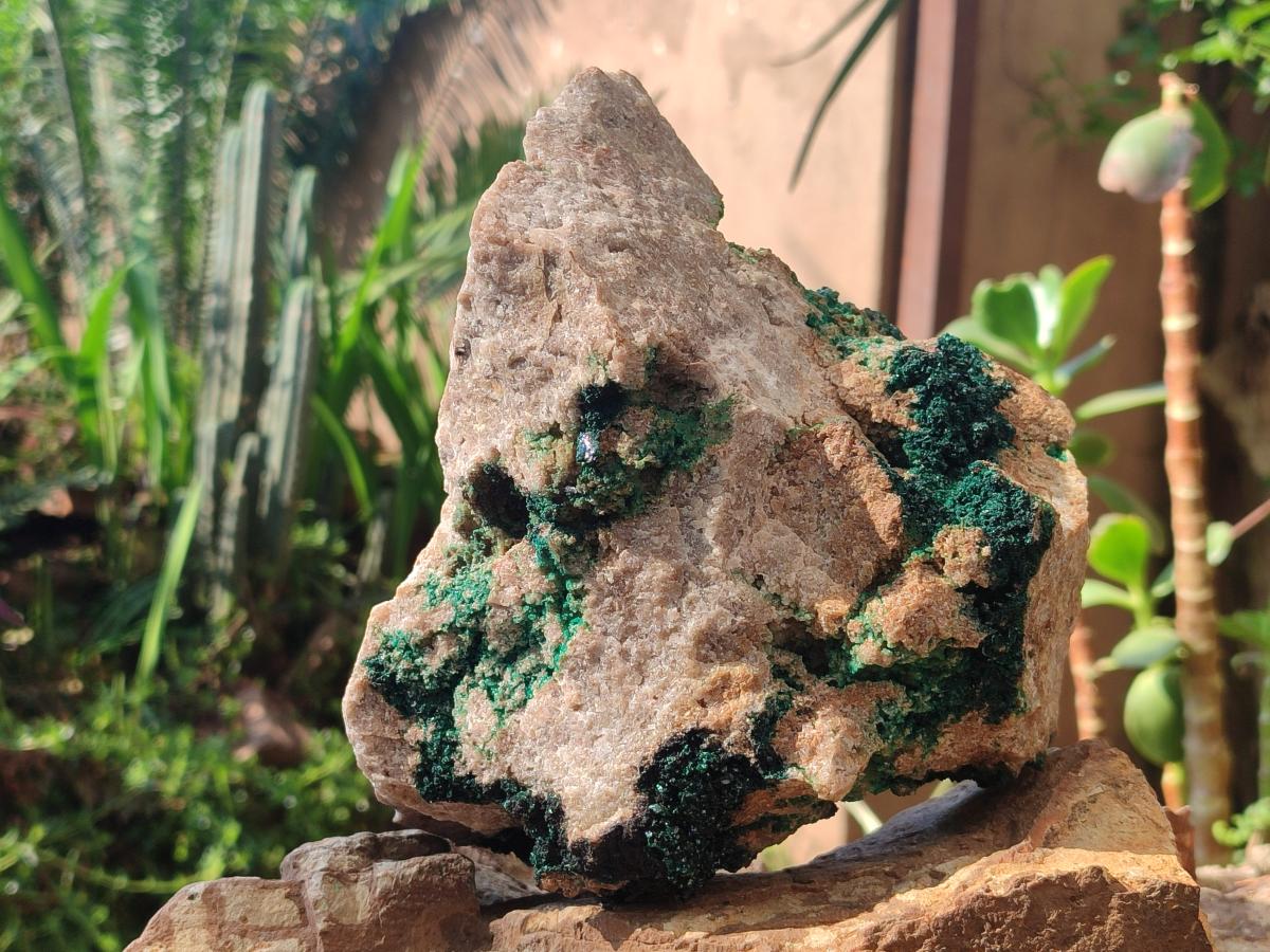 Natural Large Crystalline Malachite Specimen x 1 From Tenke Fungurume, Congo - Toprock Gemstones and Minerals 