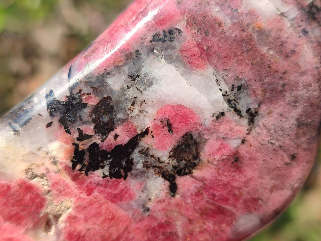 Polished Mix of Red Rhodesian Rhodonite Pieces x 4 From Rhusinga, Zimbabwe - Toprock Gemstones and Minerals 