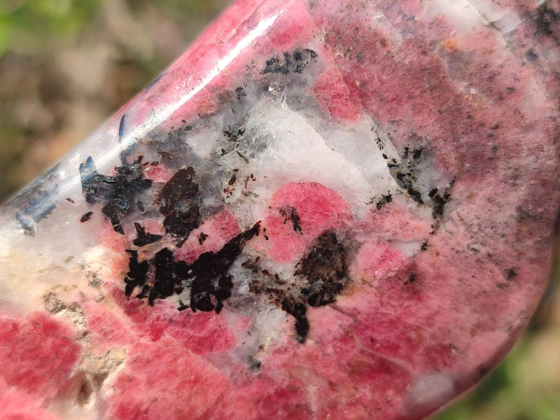 Polished Mix of Red Rhodesian Rhodonite Pieces x 4 From Rhusinga, Zimbabwe - Toprock Gemstones and Minerals 
