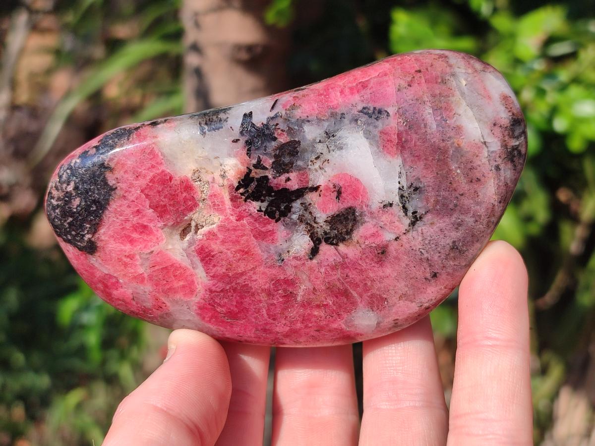 Polished Mix of Red Rhodesian Rhodonite Pieces x 4 From Rhusinga, Zimbabwe - Toprock Gemstones and Minerals 