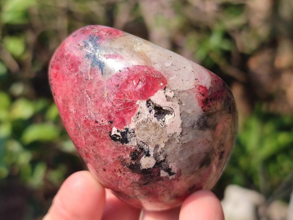 Polished Mix of Red Rhodesian Rhodonite Pieces x 4 From Rhusinga, Zimbabwe - Toprock Gemstones and Minerals 