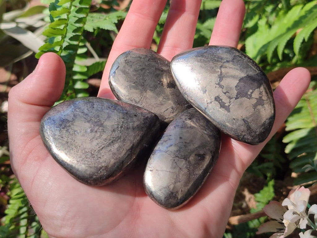 Polished Basalt Pharaoh Stone Free Forms x 12 From Iron Duke Mine, Zimbabwe - Toprock Gemstones and Minerals 