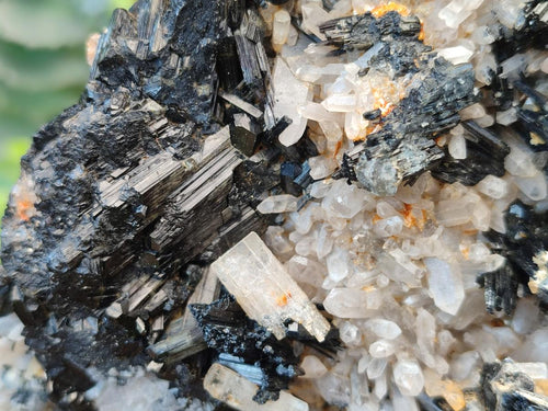 Natural Large Smokey Quartz Cluster with Schorl Black Tourmaline and Goshenite x 1 From Erongo, Namibia - Toprock Gemstones and Minerals 