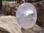 Polished Gemmy Rose Quartz Palm Stones x 24 From Madagascar - Toprock Gemstones and Minerals 