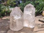 Polished Clear Quartz Crystals x 6 From Madagascar - Toprock Gemstones and Minerals 